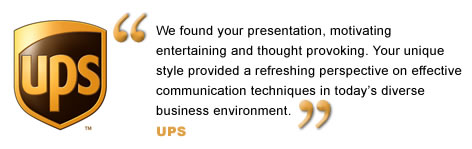 ups keynote testimonial