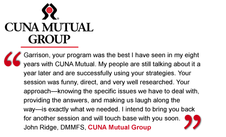 Cuna Mutual keynote testimonial