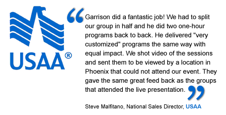 usaa keynote testimonial